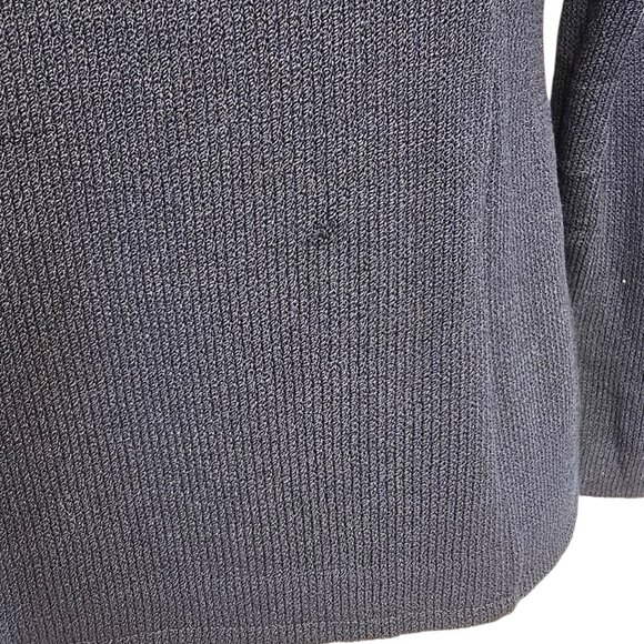 St. John Collection V-Neck Button Front Santana Knit Blazer, Classic, Blue, Sz 2 - Picture 4 of 11